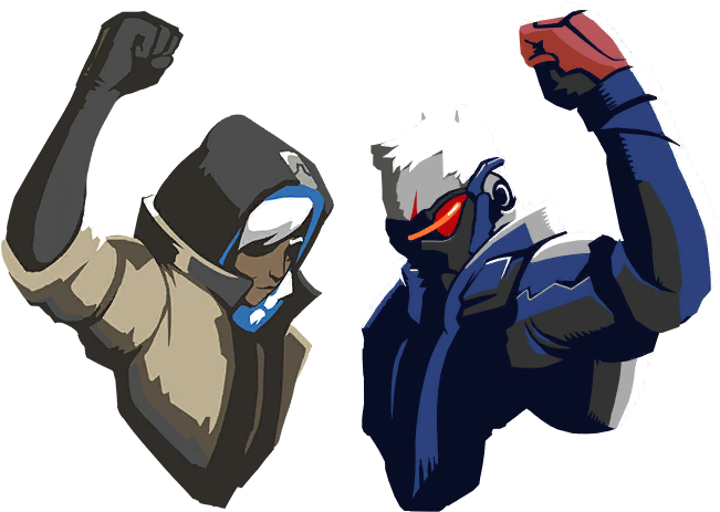 Http - //i - Imgur - Com/cfnf1rf - Soldier 76 Fist Pump (1000x700), Png Download