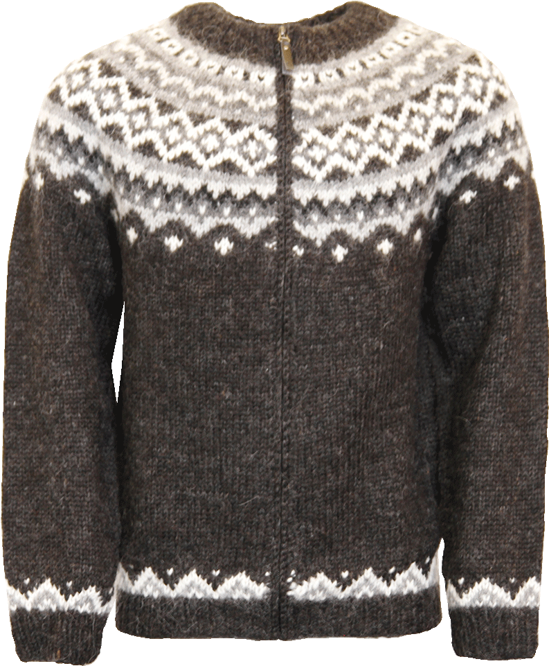 Skjöldur Icelandic Wool Jumper With Zipper - Icelandic Wool (1000x1000), Png Download