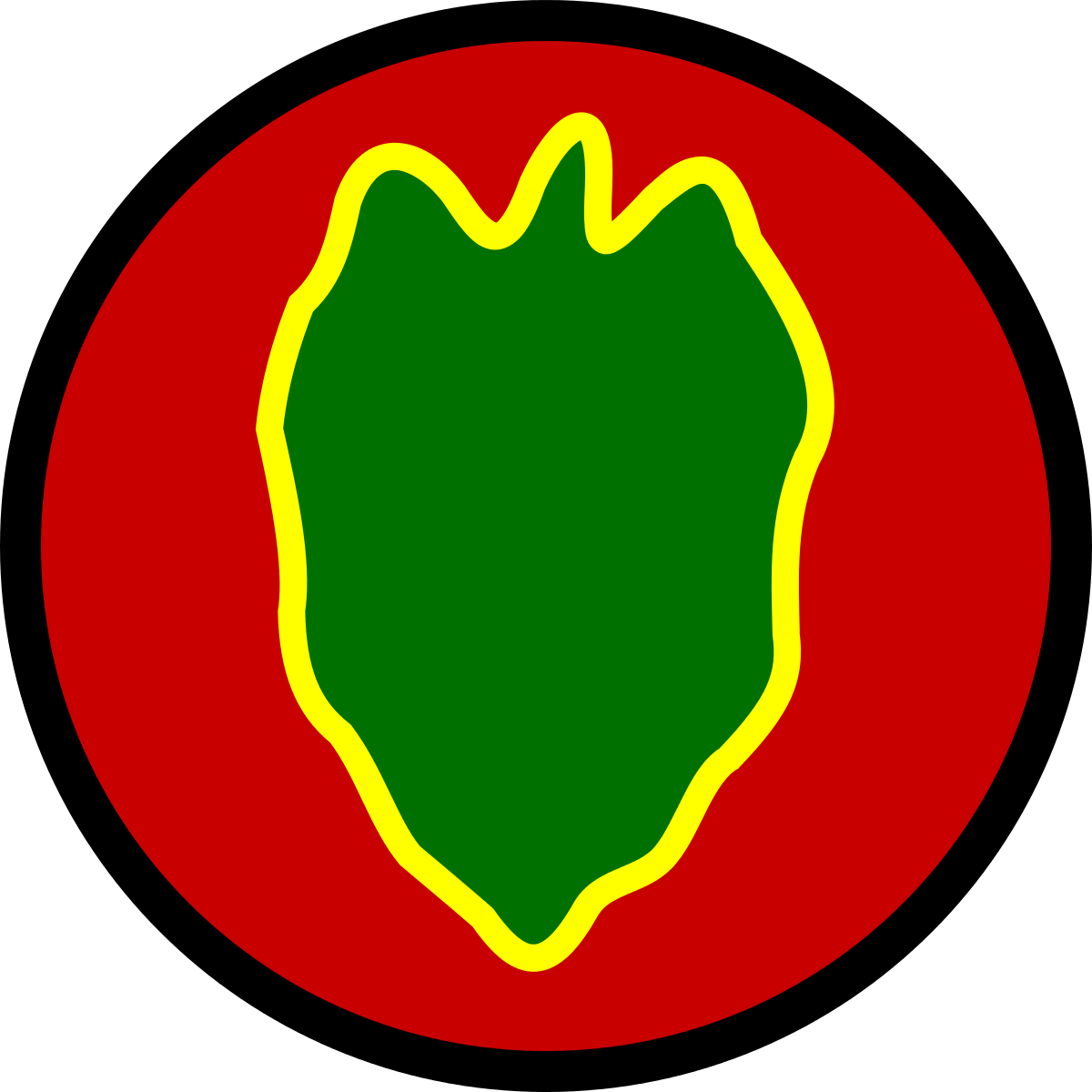 24th Infantry Division (1200x1200), Png Download