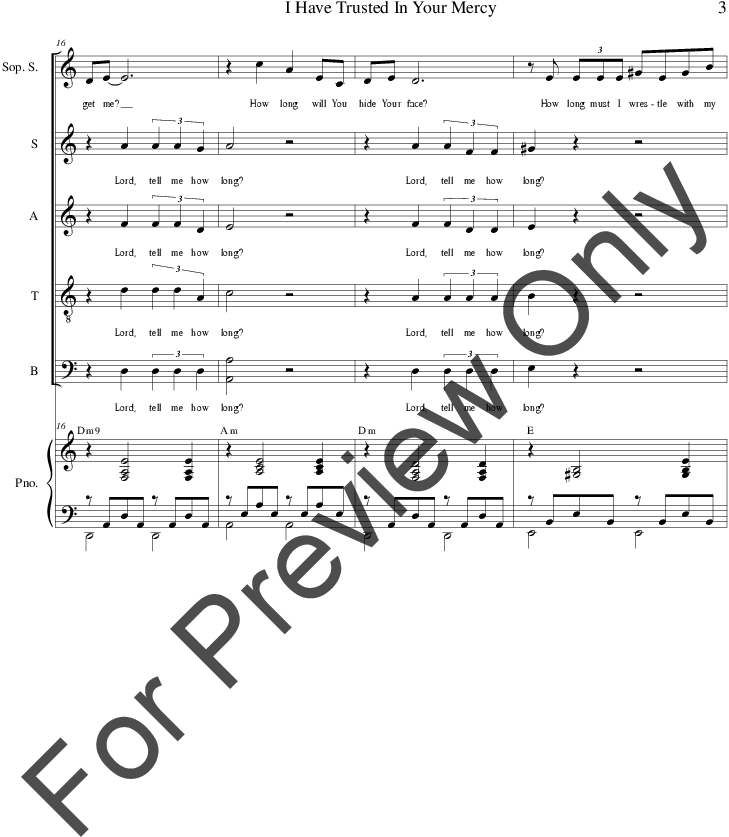 I Have Trusted In Your Mercy Thumbnail - Violin (816x1056), Png Download