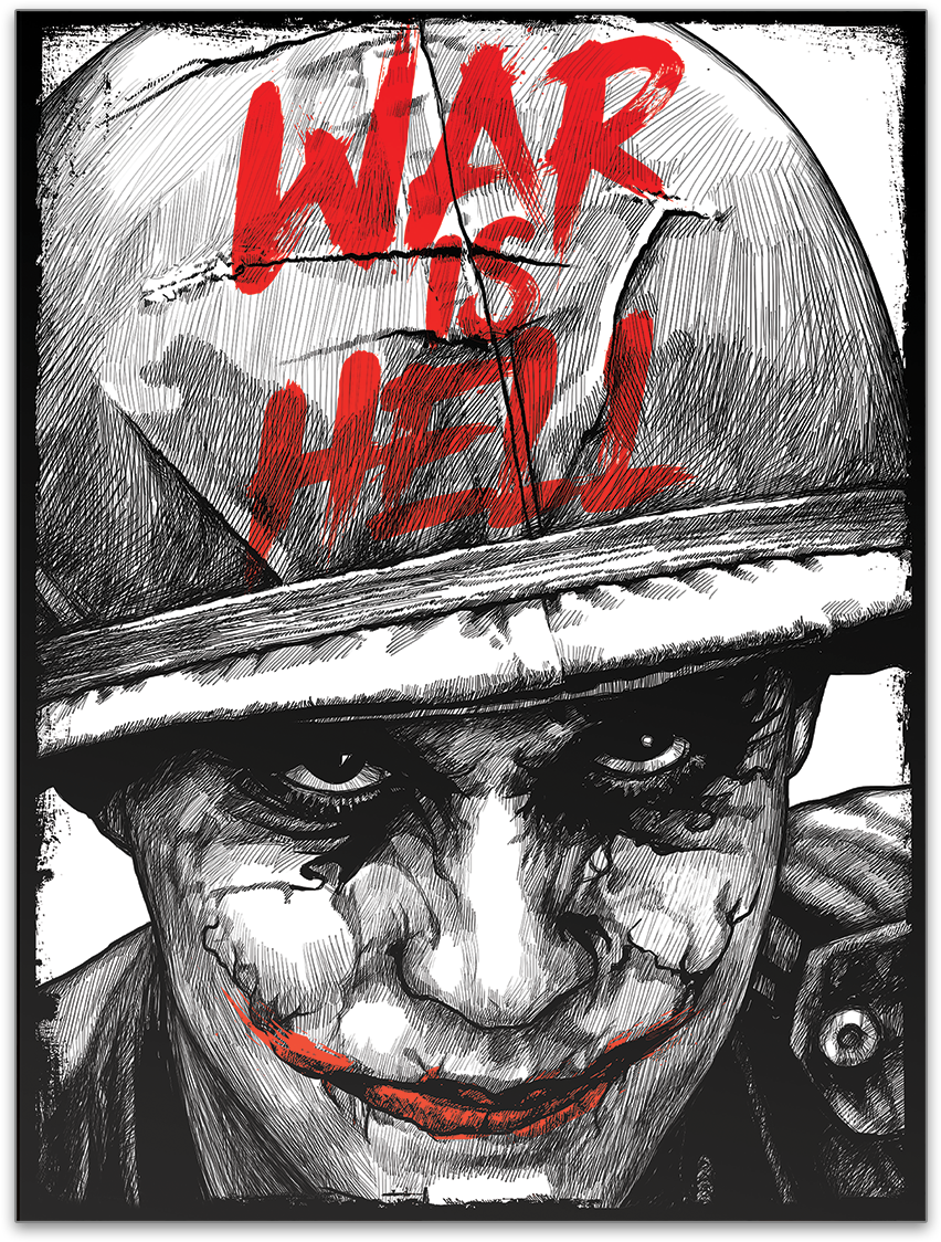 War Is Hell - War Is Hell Joker (1200x1200), Png Download