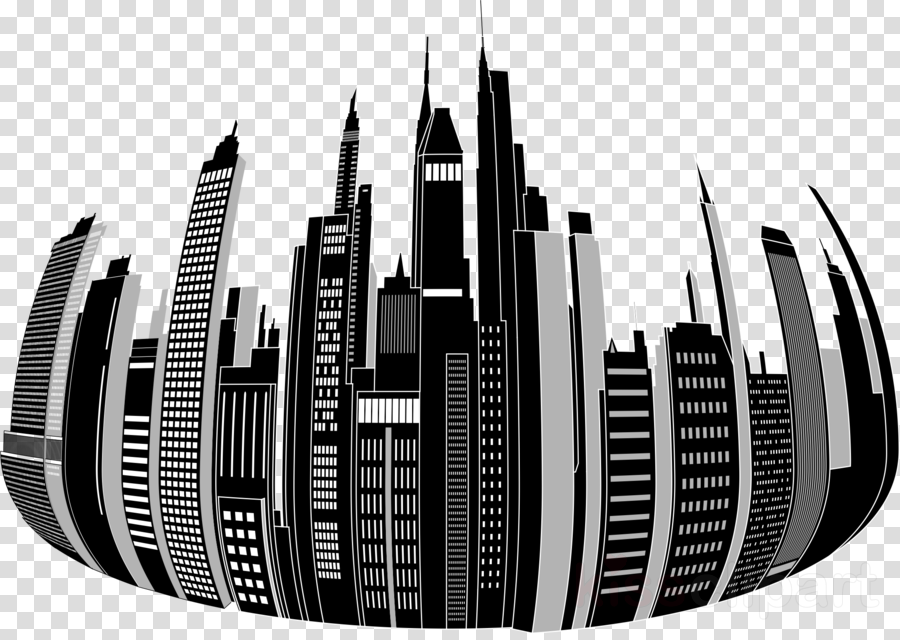 Cityscapes Png Clipart Clip Art - Clipart Cityscape Png (900x640), Png Download