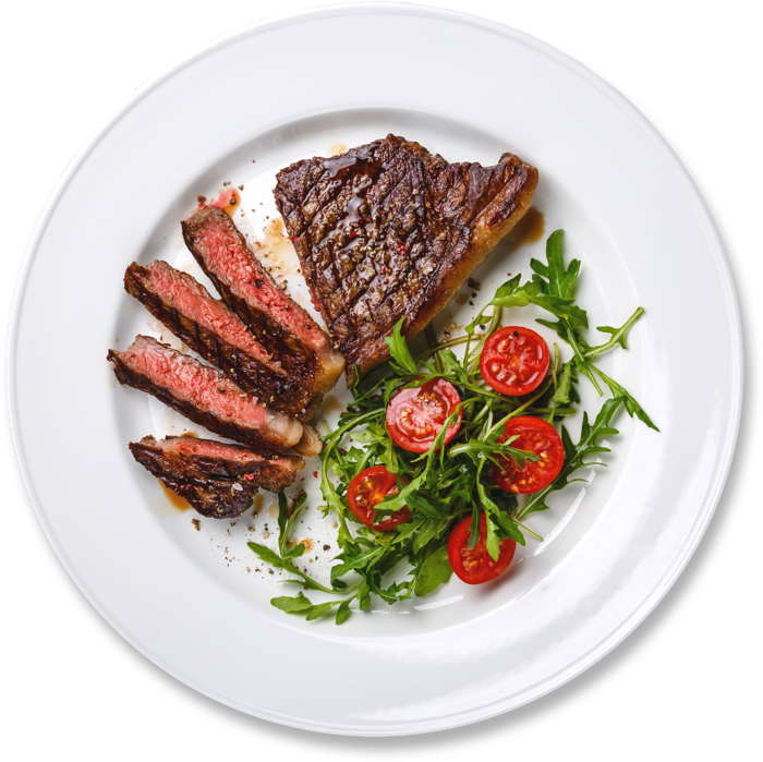 Steaksmanship Series - Steak Plate Png (700x699), Png Download