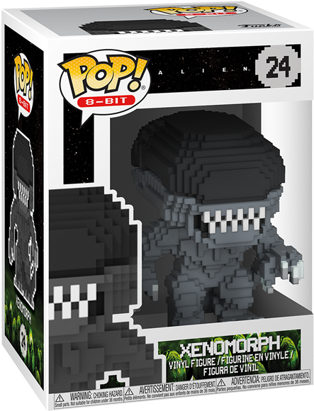 Alien 8-bit Pop Vinyl Figure - Funko 8 Bit Alien (600x600), Png Download