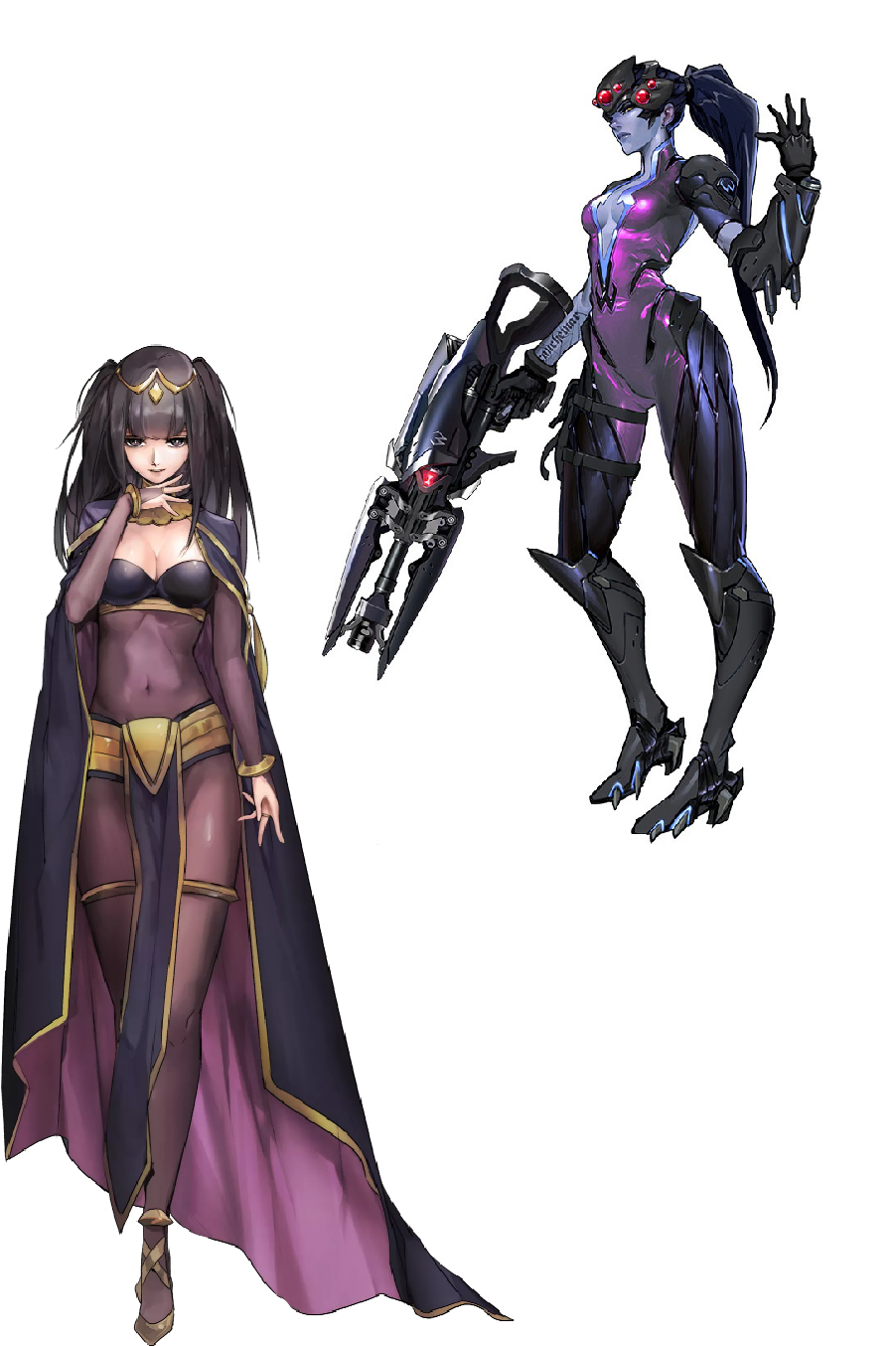 Widowmaker X Tharja - Overwatch Be Careful Who You Call Ugly (991x1455), Png Download