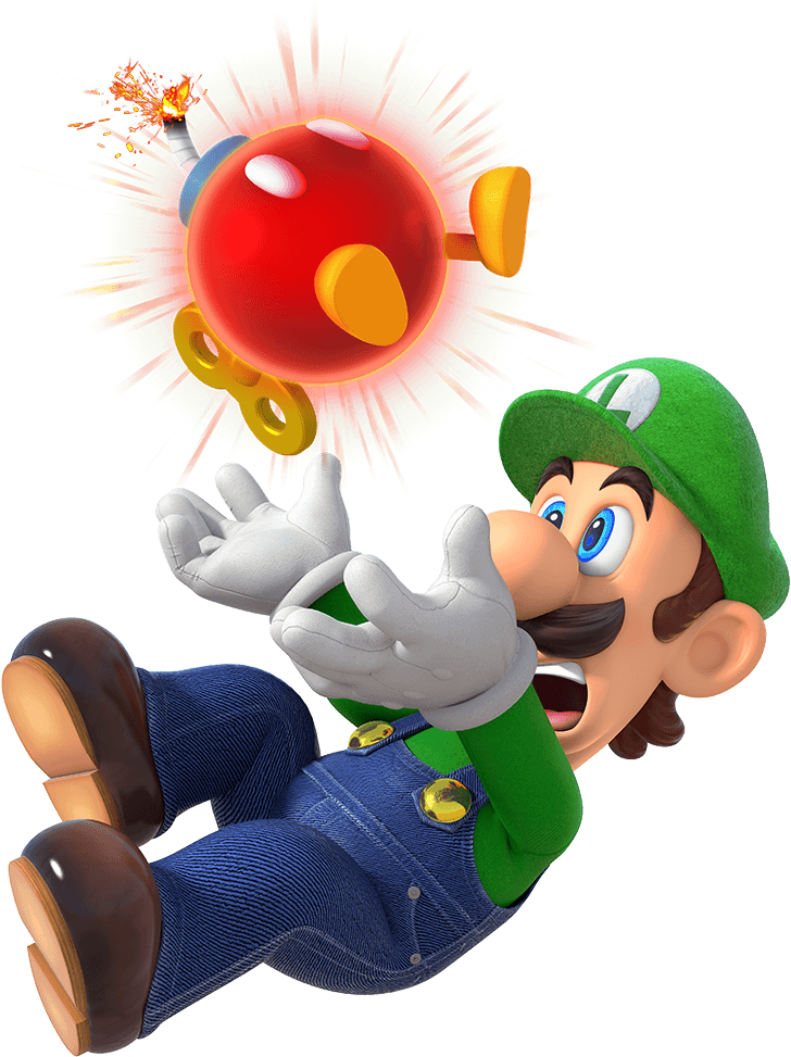 Luigi's Renders Are Always Full Of Personality And - Super Mario Party (1000x1000), Png Download