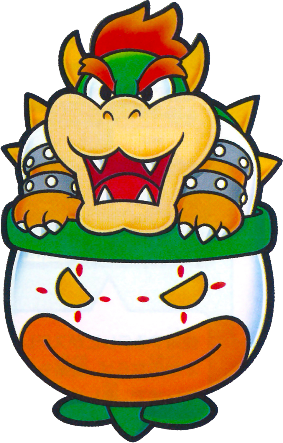 Maybe This Is Just Me But I Think They're Quite Similar - Paper Mario Clown Car (960x1499), Png Download