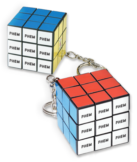 Rubix Keychain, $5 - Prime Resources Pl-4455-b - Micro Rubik's Cube Key (1000x1000), Png Download