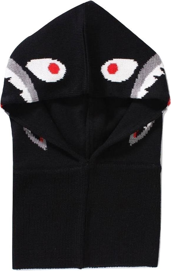 Bape Shark Neck Warmer W/ Hood - Bape Shark Neck Warmer (1008x1008), Png Download