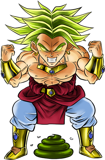 Broly Preview - Dragon Ball Caca (465x670), Png Download