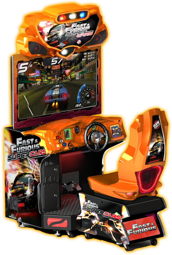 Arcade - Fast And The Furious Super Cars Arcade (1000x1000), Png Download
