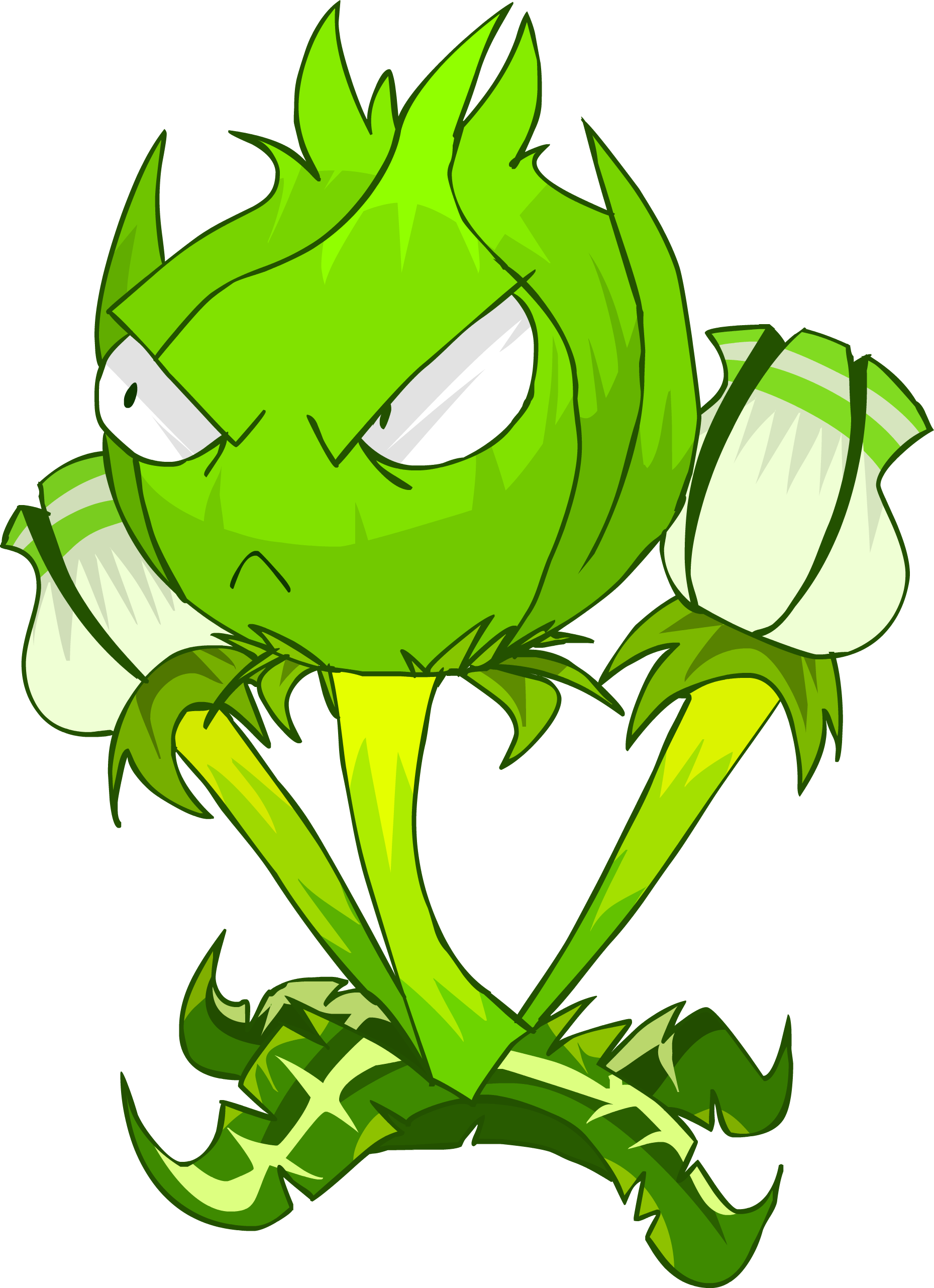 Clip Art Royalty Free Download Plants Vs - Weed Plant Vs Zombies (1859x2563), Png Download