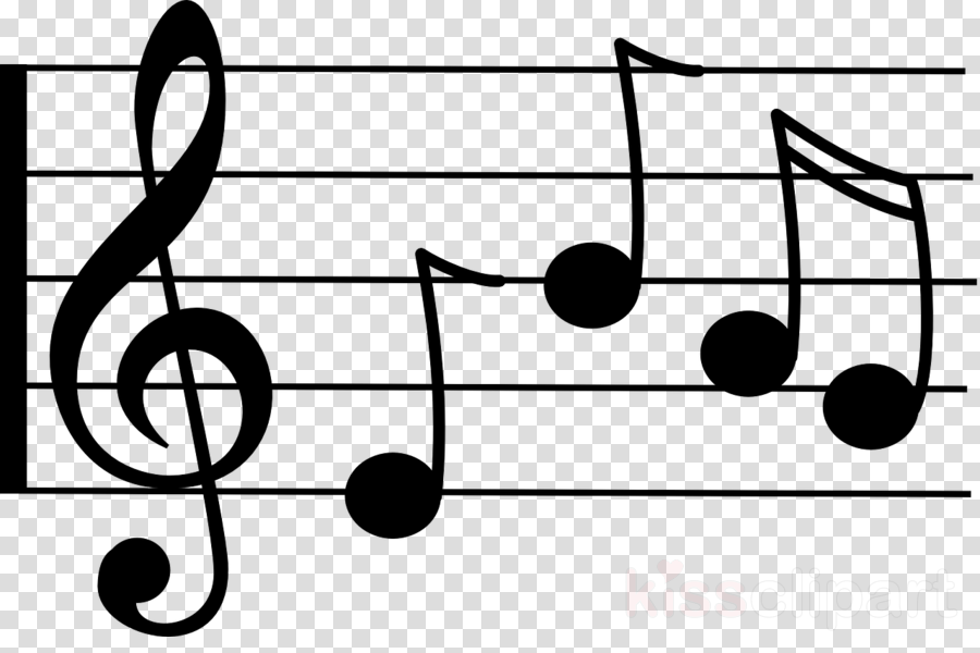 Music Staff Png Clipart Staff Musical Note - Treble Clef D (900x600), Png Download