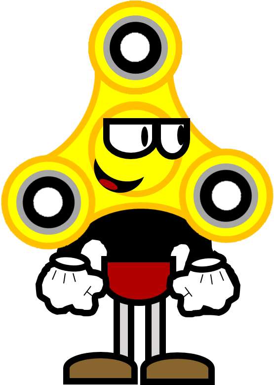 Fidget Spinner Head Cuphead Know Your Meme - Cuphead Fidget Spinner (693x778), Png Download
