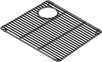 Sink Grid For Trapezoid Sink (848x570), Png Download