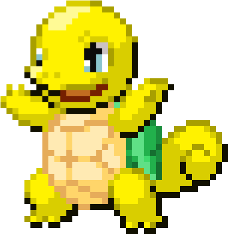 Squirtle - Pokemon Squirtle Pixel Gif (562x562), Png Download