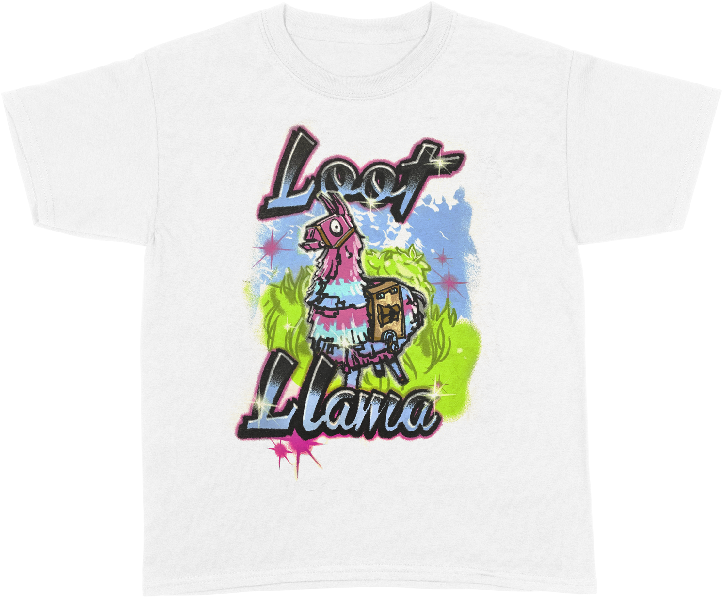 Fortnite Loot Llama White Tee - Fortnite Loot Llama Shirt (1504x1504), Png Download