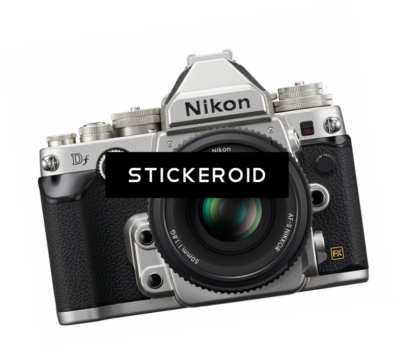 Digital Slr Camera Dslr Electronics - Nikon Df 50 Mm F/1.8 G Special Edition Kit [silver] (774x686), Png Download