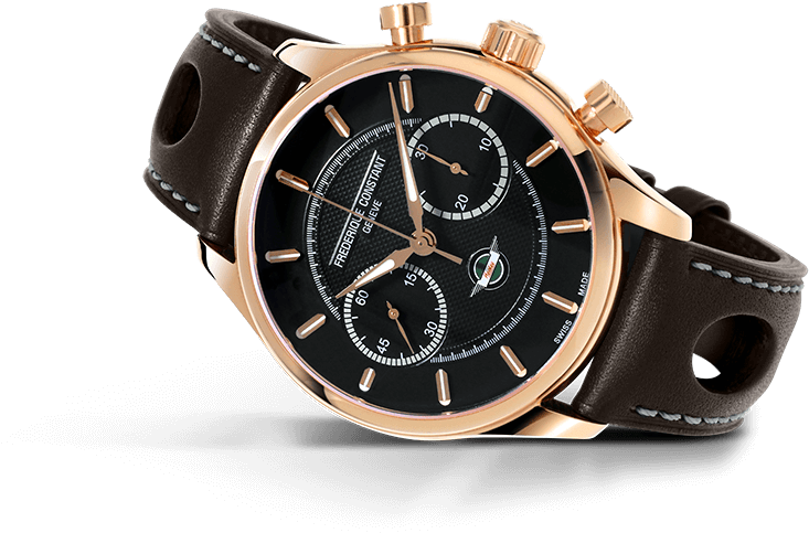 Strap - Frederique Constant Vintage Rally Healey Chronograph (800x500), Png Download