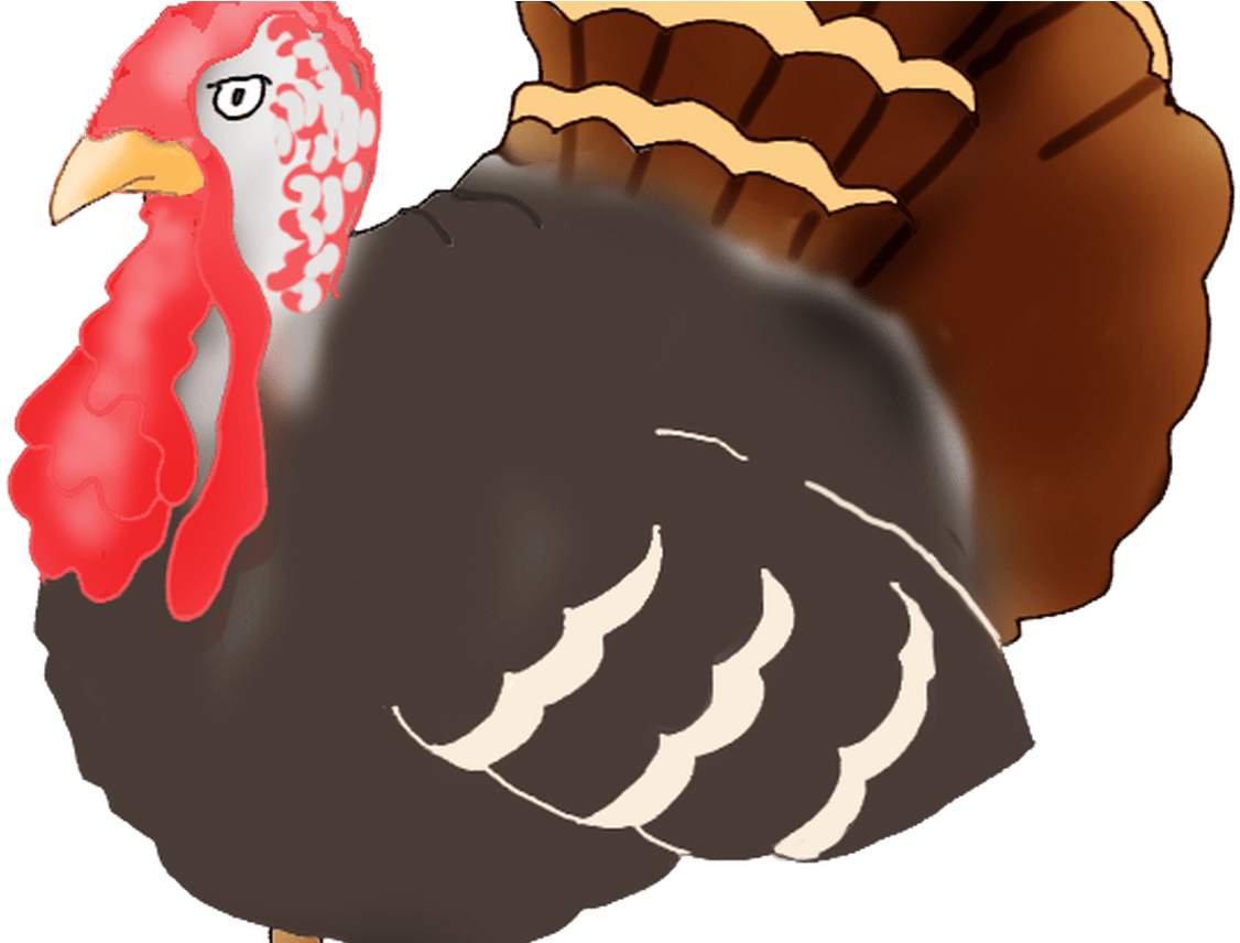 Thanksgiving Turkey Silhouette At Getdrawingscom Free - Thanksgiving (1368x855), Png Download