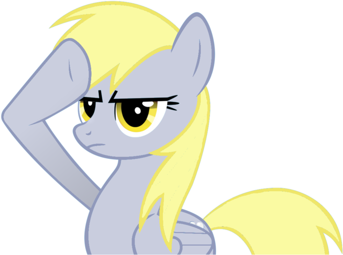 Image - Rainbow Dash Salute (680x513), Png Download