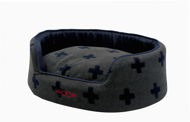 Navy Cross - Snooza Buddy Bed Medium Navy Cross (700x500), Png Download