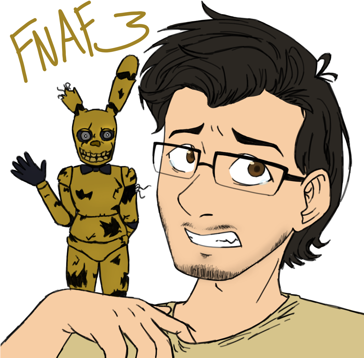 Excited For Markiplier To Play Five Nights At Freddy's - Five Nights At Freddy's 3 (1200x1200), Png Download