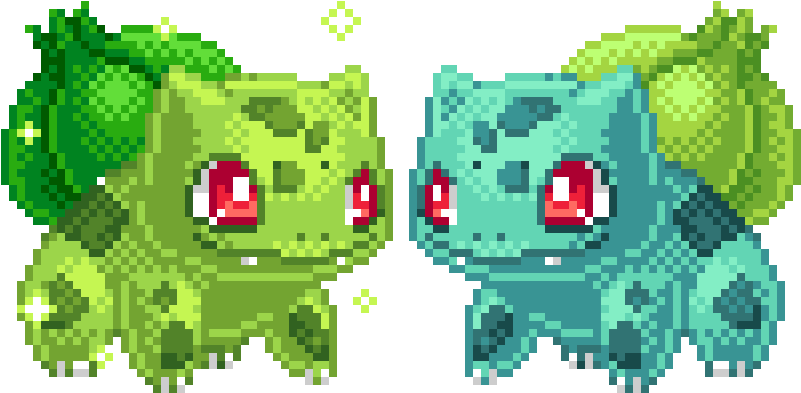Adopt From Here Please - Pixel Bulbasaur Gif (800x400), Png Download