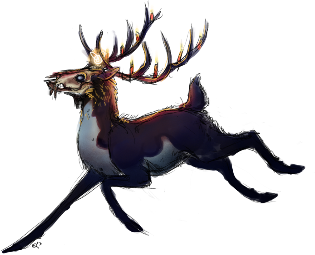 Reindeer (1090x834), Png Download