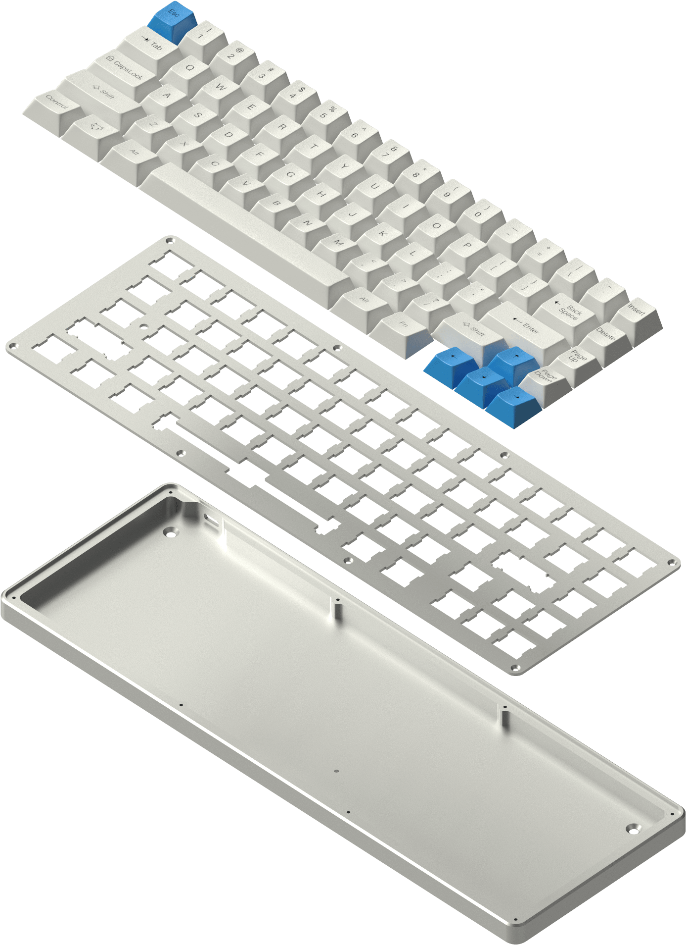 Whitefox Keyboard Kit - Utility Knife (3000x2250), Png Download
