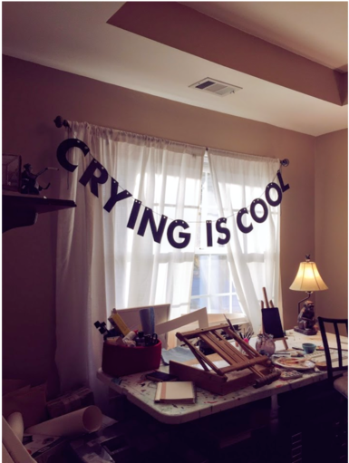 This Is A Peek Into My Current Studio Set Up, Featuring - Changing Room (1000x510), Png Download