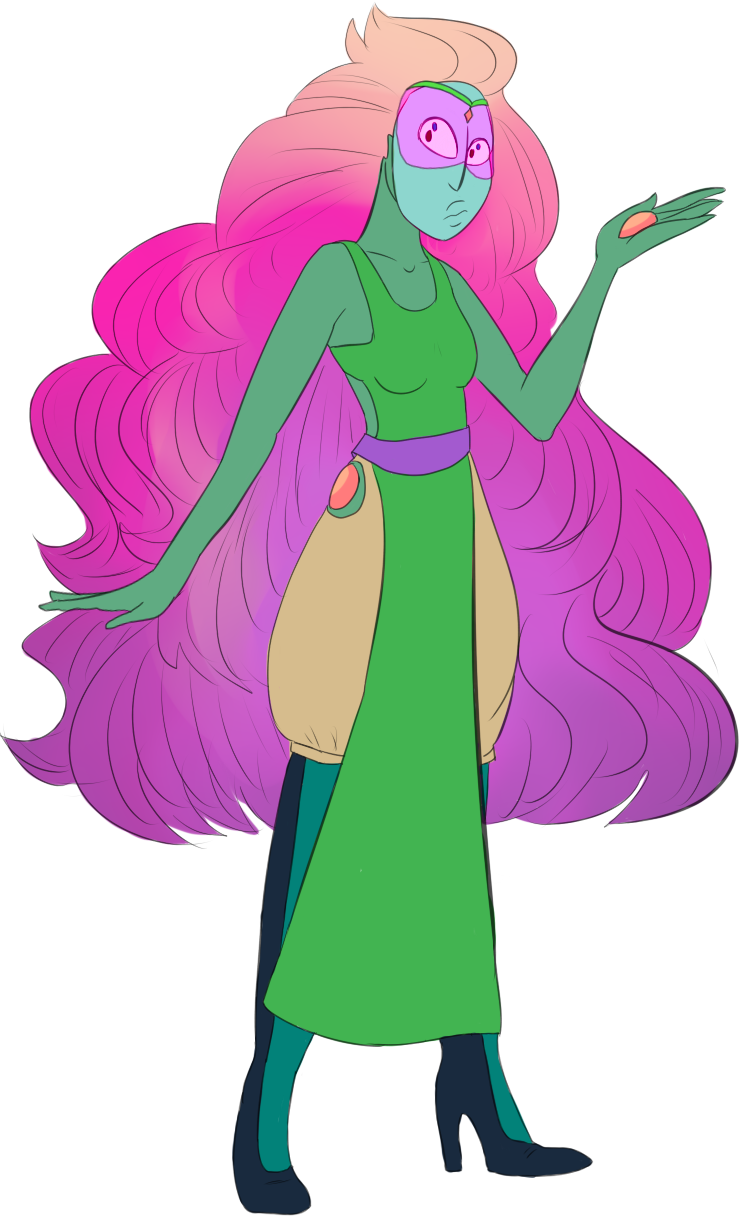 Mystic Topaz Is A Fusion Of Moonstone And Imperial - Raspberry (739x1220), Png Download