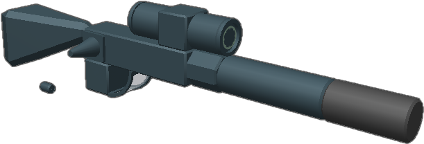 Light Sniper Rifle With Silencer Gun Tags Guns Weapons - Gun Barrel (768x768), Png Download