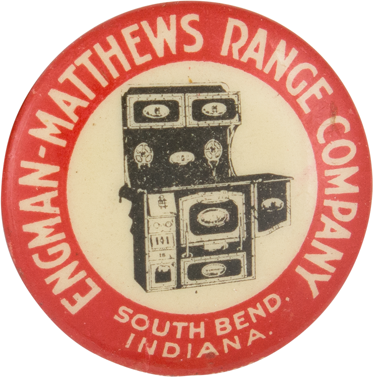 Eternametal Flues Button Back Advertising Button Museum - Label (1000x908), Png Download