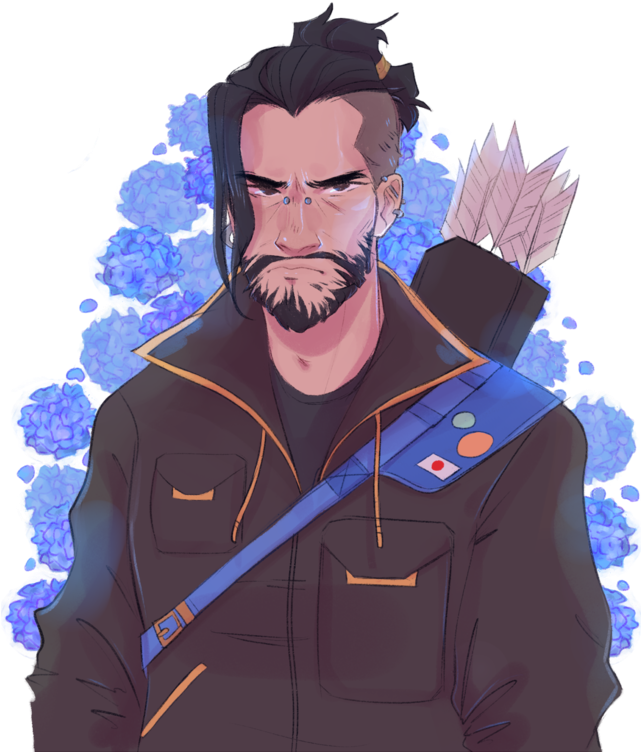 Overwatch Genji, Overwatch Hanzo, Overwatch Fan Art, - Mccree Fanart (640x761), Png Download