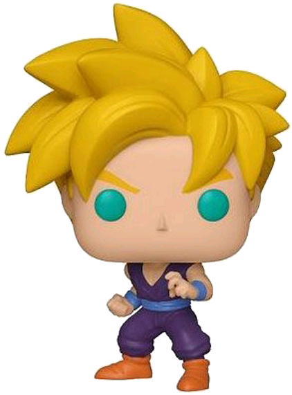 Dragon Ball Z - Super Saiyan Gohan Pop (600x600), Png Download