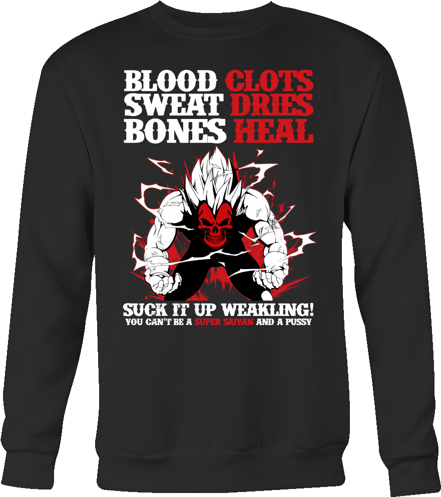 Super Saiyan Vegeta No Pain No Gain Sweatshirt T Shirt - Make America Schwifty Again (1000x1000), Png Download