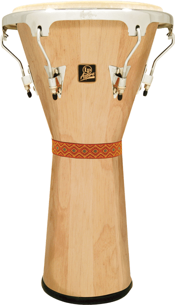 Latin Percussion Aspire Tunable Djembe - Vintage Sunburst (604x640), Png Download