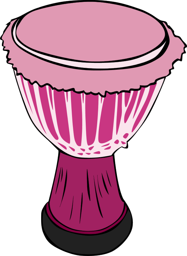 African Clip - African Drum Clip Art (600x819), Png Download
