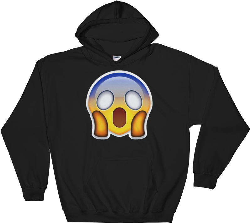 Face Screaming In Fear-just Emoji - Supercat Hoodie | Grant-danvers 2020 | Supergirl Tv (1000x1000), Png Download
