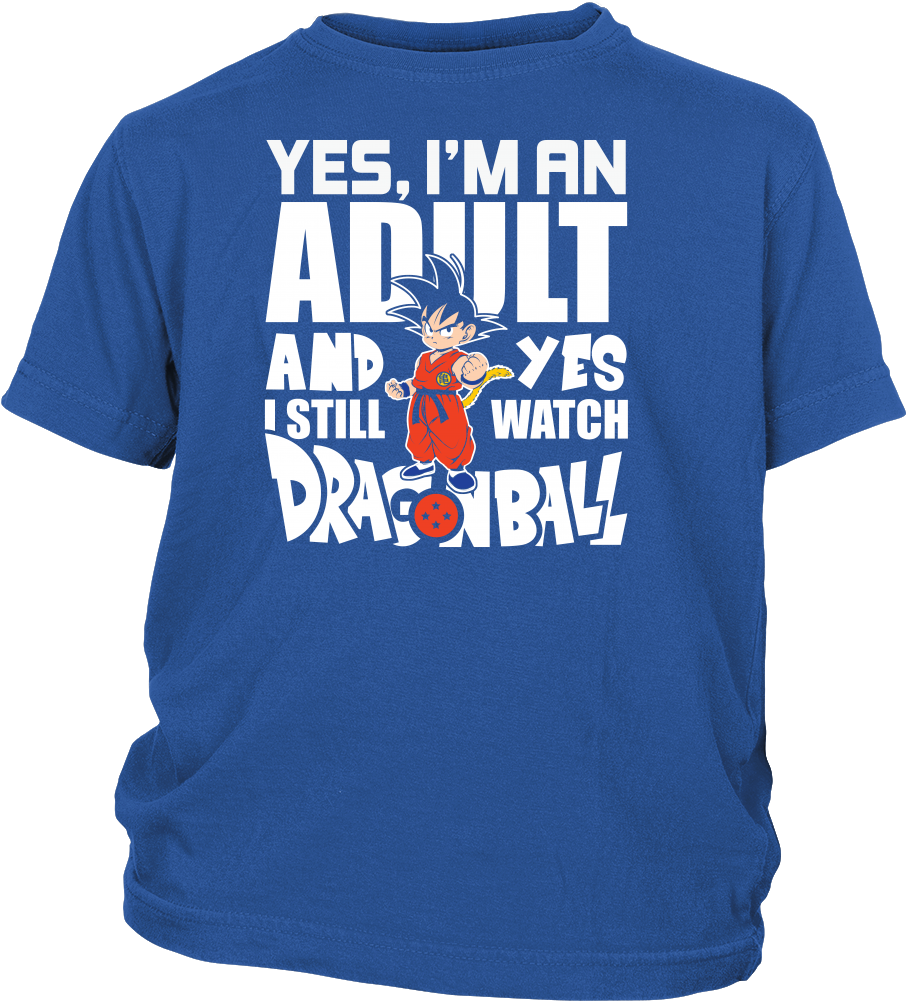 Super Saiyan- Yes I M An Adult And Yes I Still Watch - Guess What Chicken Butt Shirt (1000x1000), Png Download