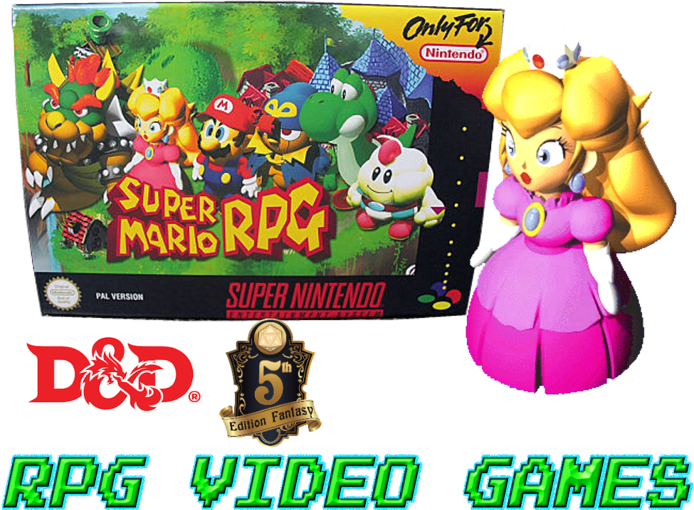 Mario Rpg Dnd 5e Princess Toadstool Princess Peach - Dungeons & Dragons 5th Edition Rpg: Spellbook Cards (1000x760), Png Download