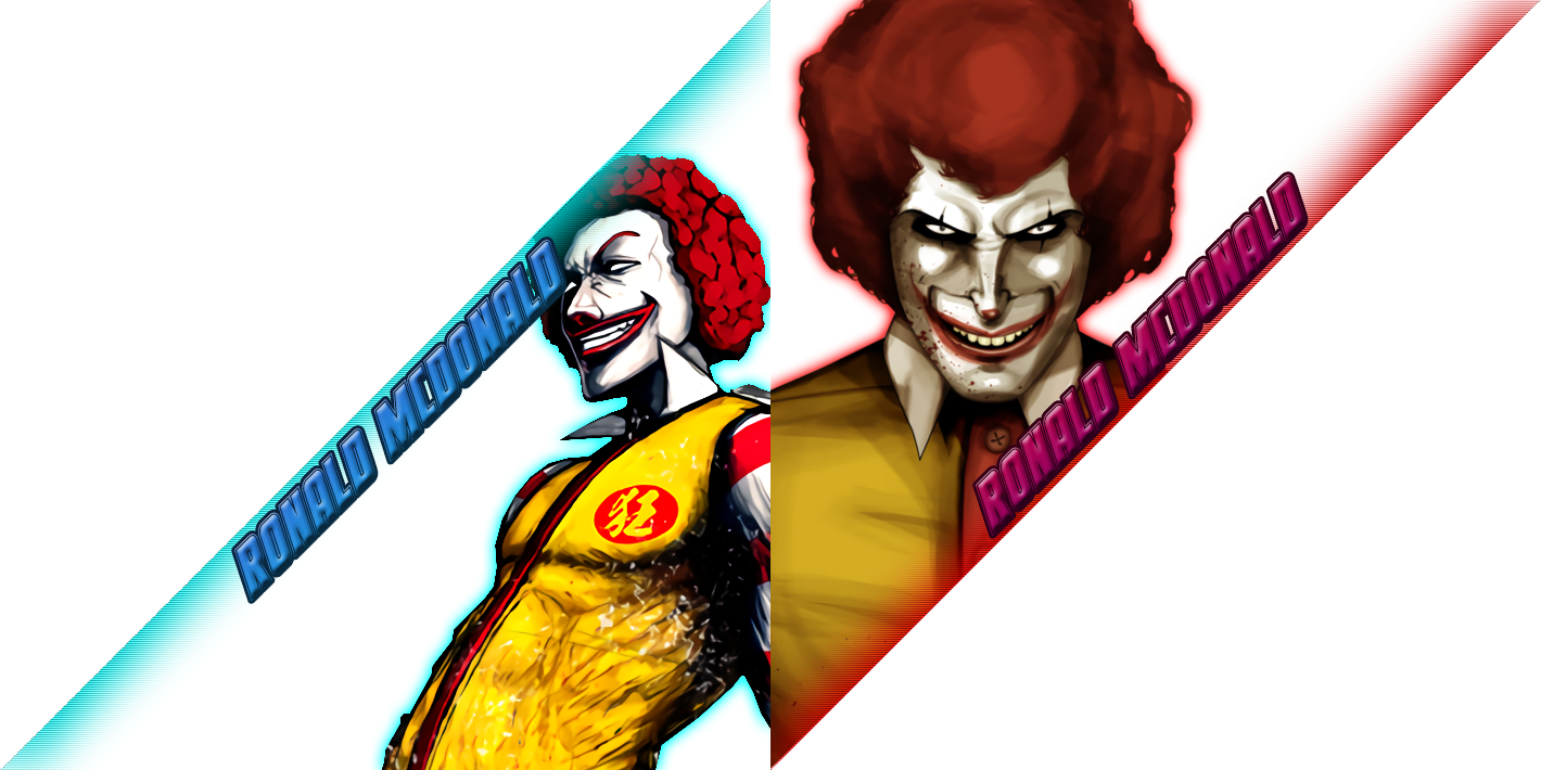 Still Not Done The Small Ports And Team For Saitama - Evil Ronald Mcdonald (1420x710), Png Download