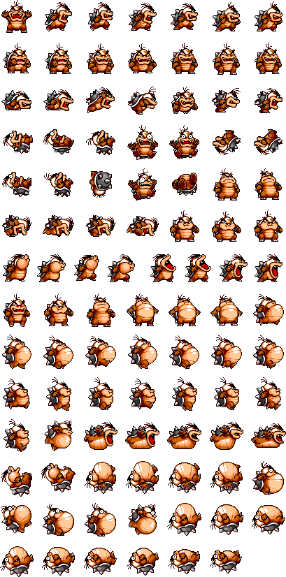 Peach - Super Mario Morton Sprites (409x826), Png Download
