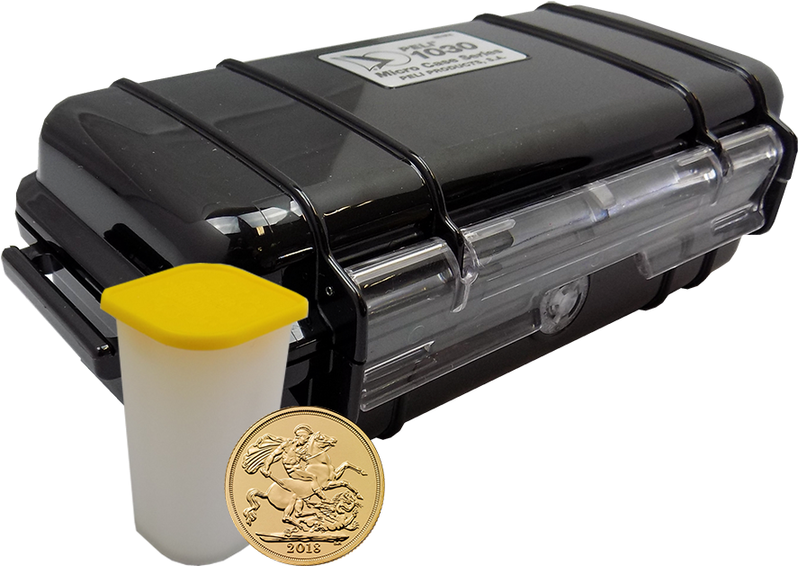 2018 Uk Full Sovereign 125 Gold Coin Mini Box - Waffle Iron (900x900), Png Download