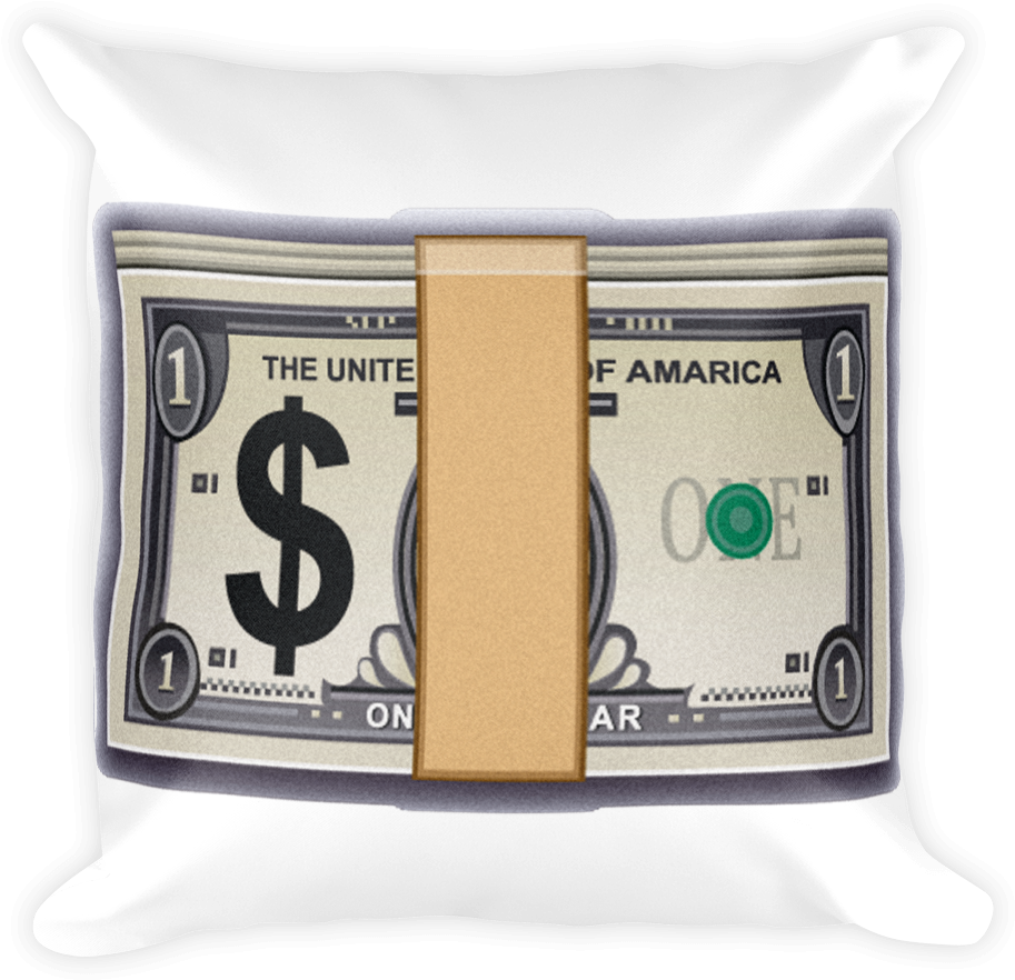 Banknote With Dollar Sign - Banknote (1000x1000), Png Download