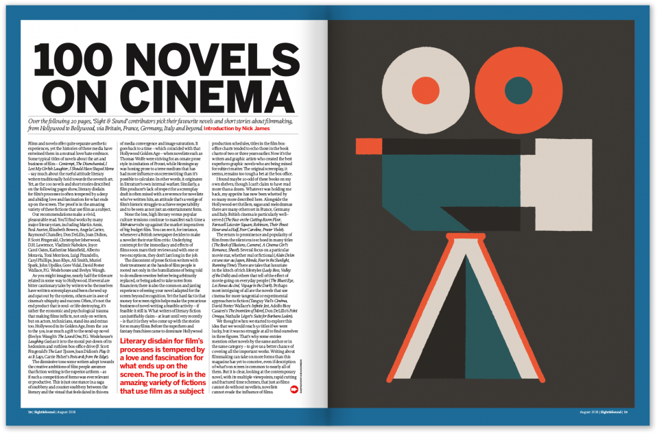 100 Novels On Cinema - Graphic Design (1000x675), Png Download