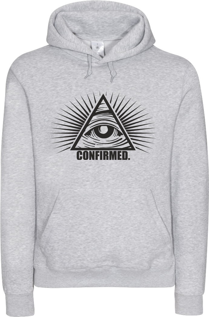 Dominik Rc Illuminati Confirmed Sweatshirt B&c Hooded - Sweatshirt (1044x1044), Png Download