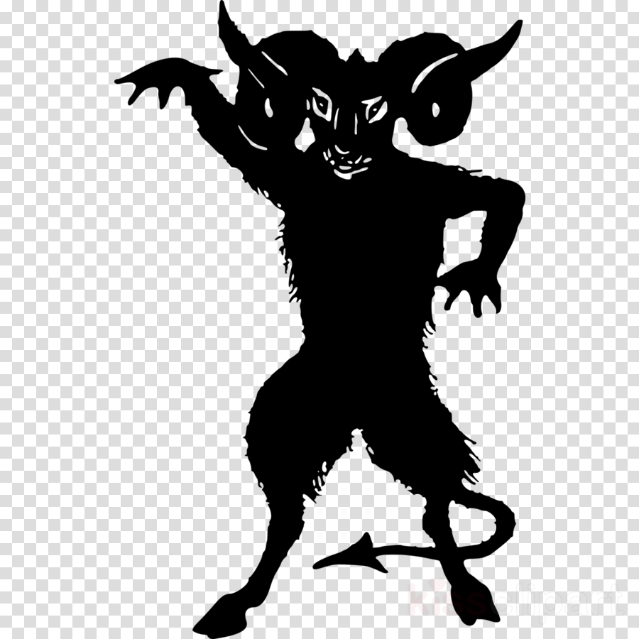Satan Silhouette Clipart Lucifer Satan Devil - Satan Silhouette (900x900), Png Download