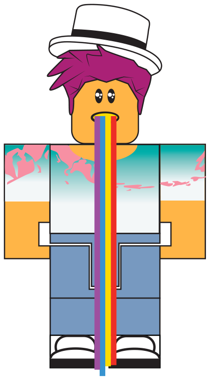Robloxian Life Clothing Store Billboard Guy (800x800), Png Download
